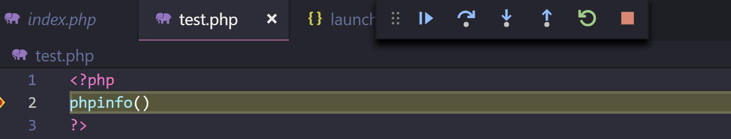 Hitting a breakpoint